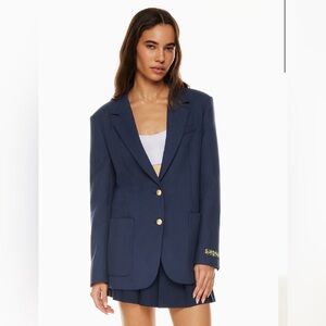 NWT Sunday Best Scholar Women's Navy Blazer in size M